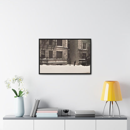 430 W 119th St New York Gallery Canvas Wraps Horizontal Frame 30″ x 20″ Black white Premium Gallery Wraps (1.25″)