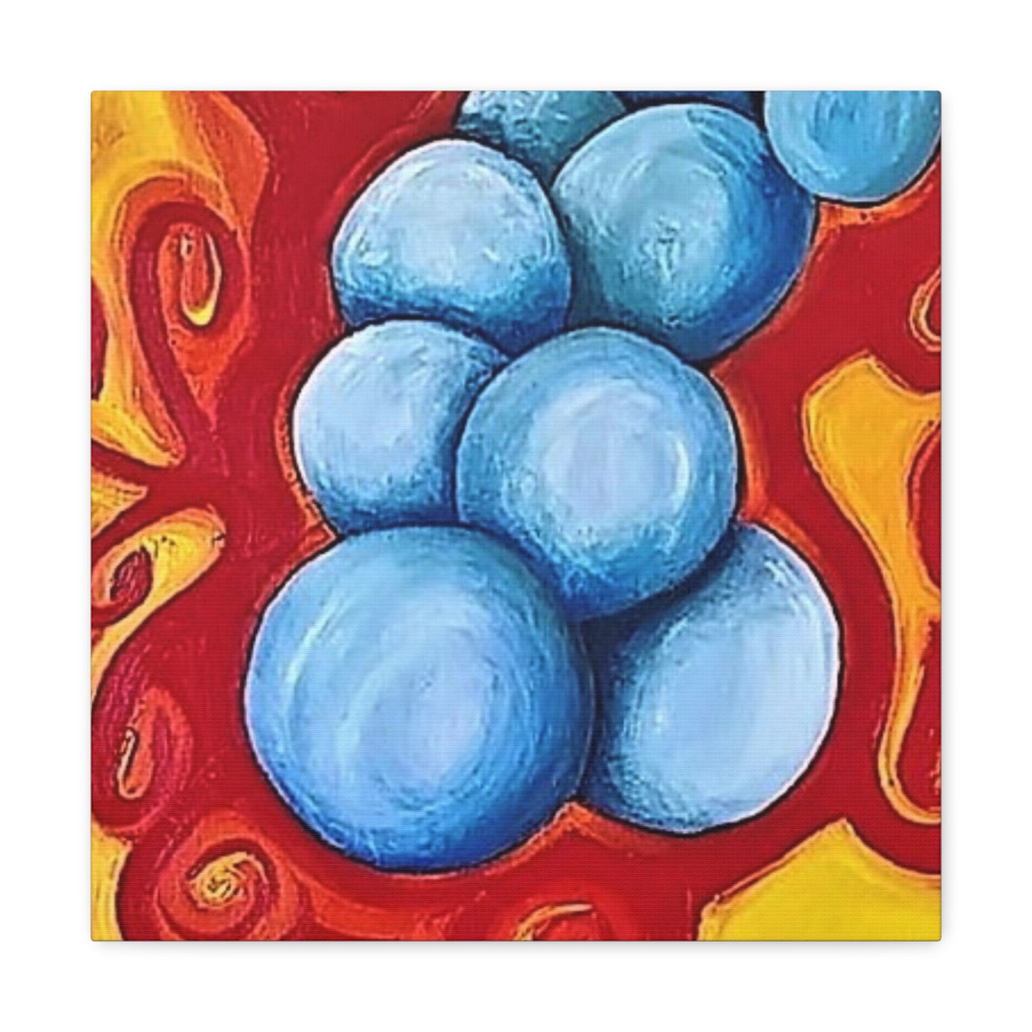 Blue Balls Canvas Gallery Wraps