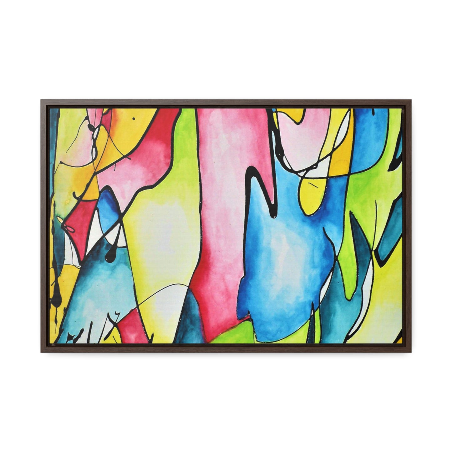 Blue Flame Gallery Canvas Wraps, Horizontal Frame