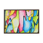 Blue Flame Gallery Canvas Wraps, Horizontal Frame 24″ x 16″ Walnut 1.25"