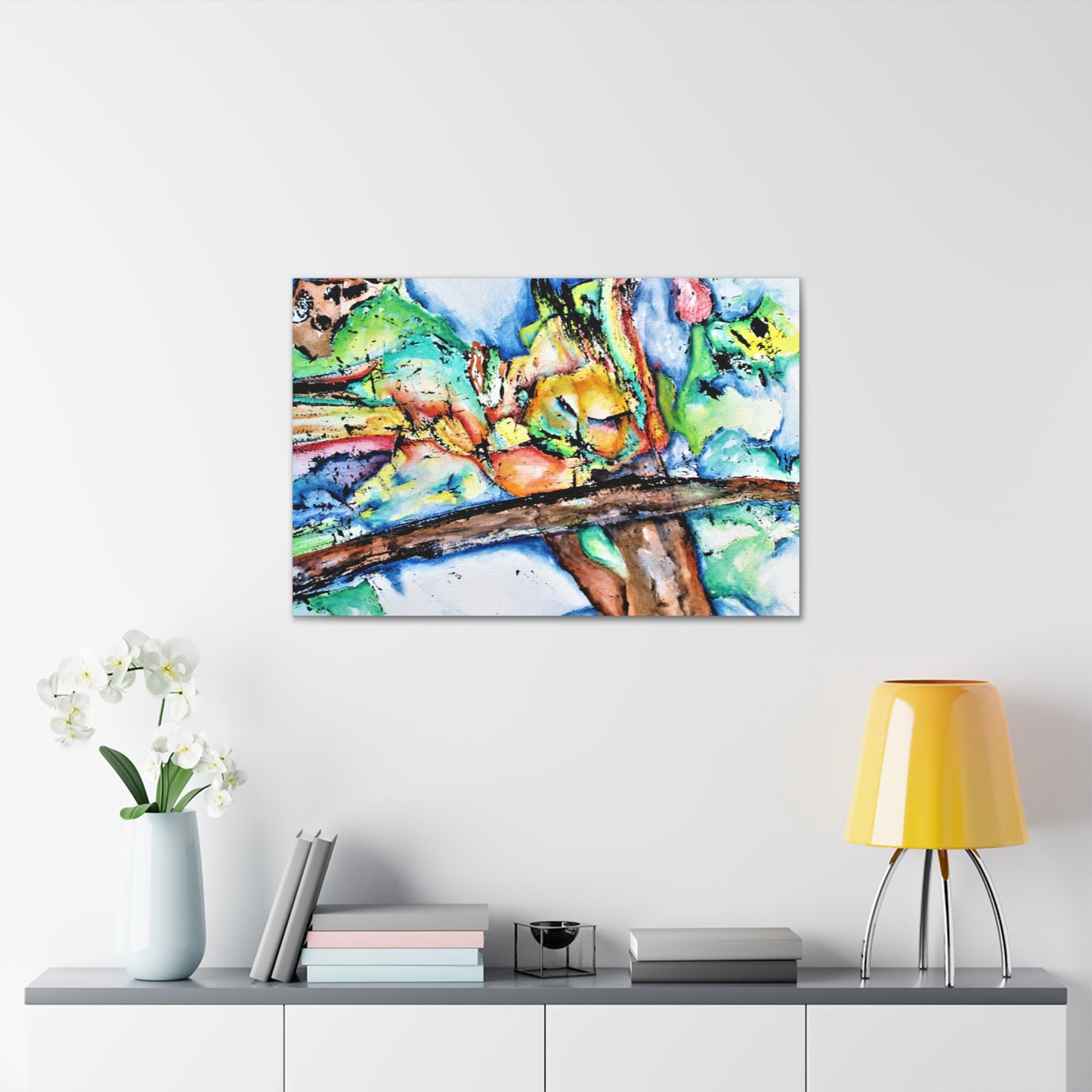 Owl In Flight Canvas Gallery Wraps