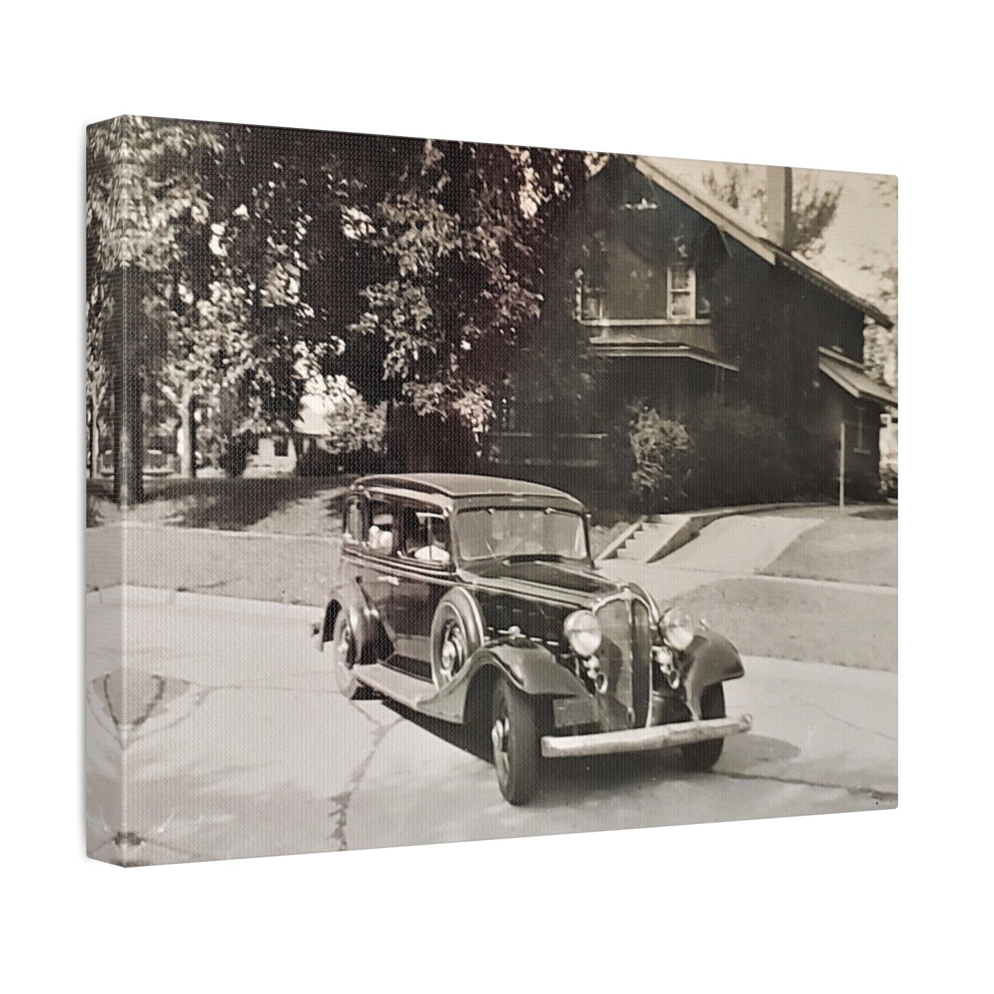 Classic Car Stretched Canvas