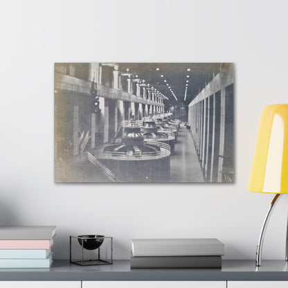 Boulder Dam Powerhouse Canvas Gallery Wraps 24″ x 16″ 1.25"