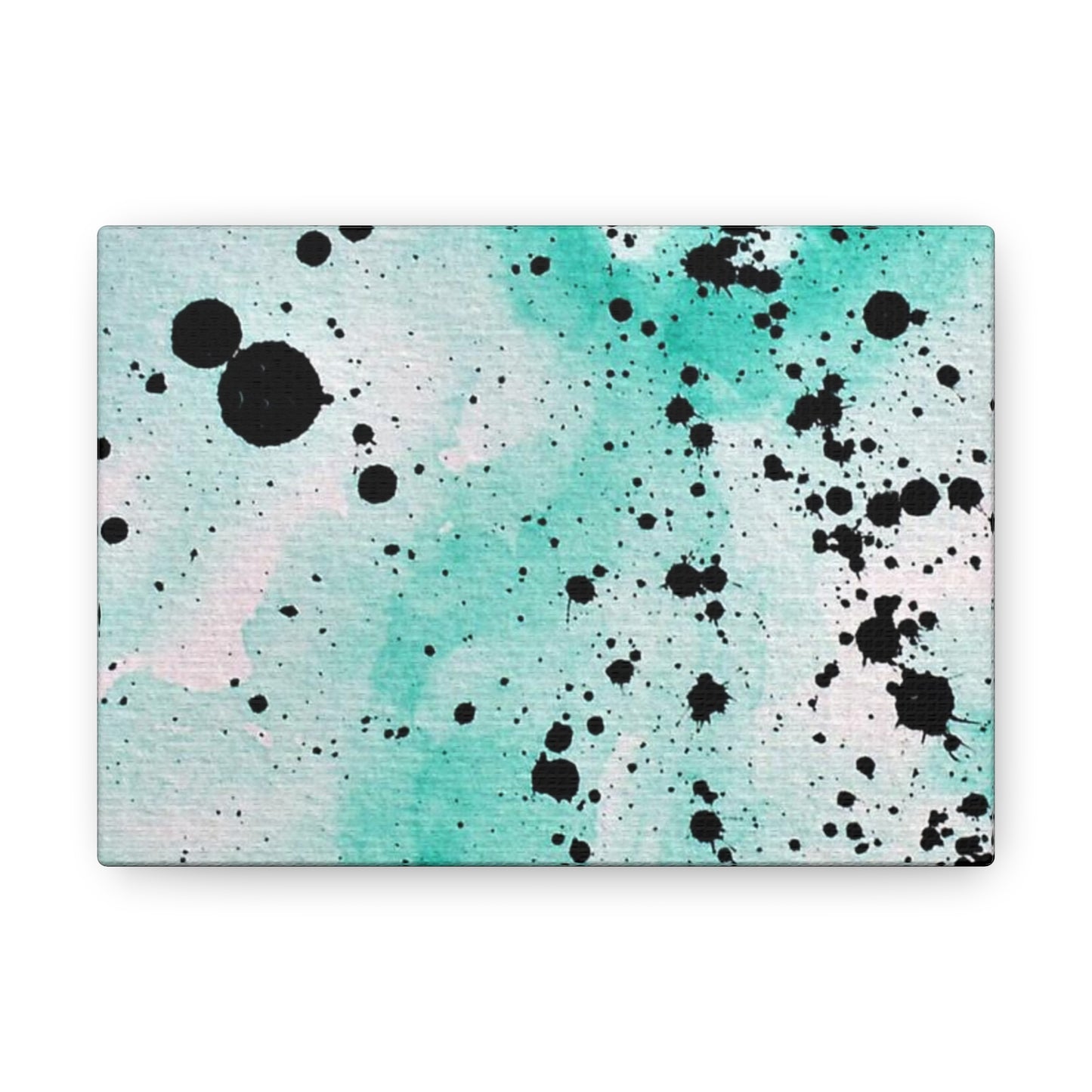 Teal Burst Canvas Gallery Wraps