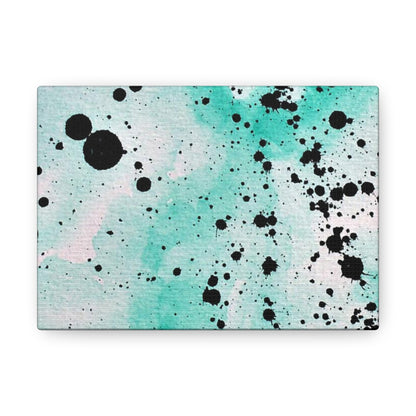 Teal Burst Canvas Gallery Wraps 7" x 5" 1.25"