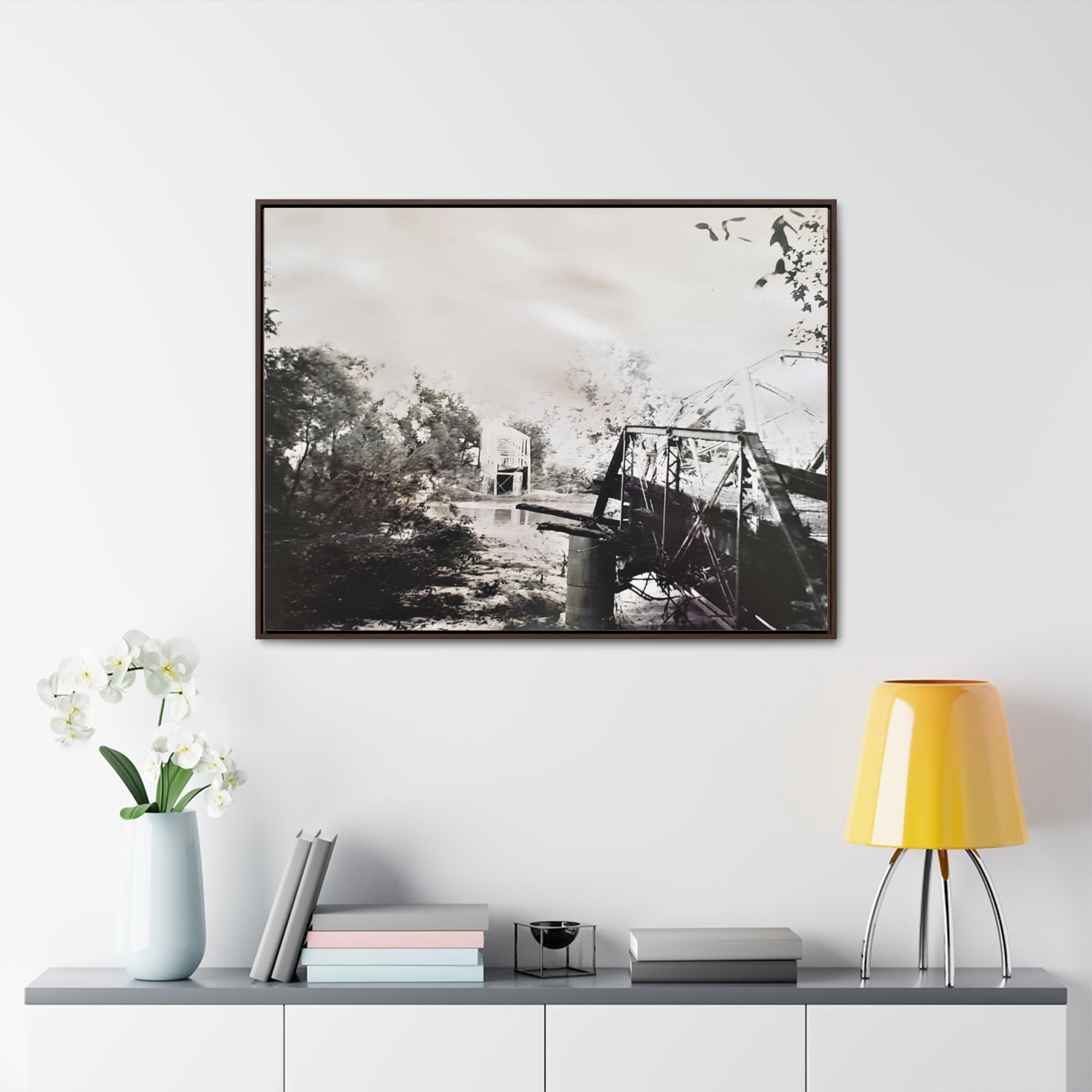 Bridge Gallery Canvas Wraps, Horizontal Frame