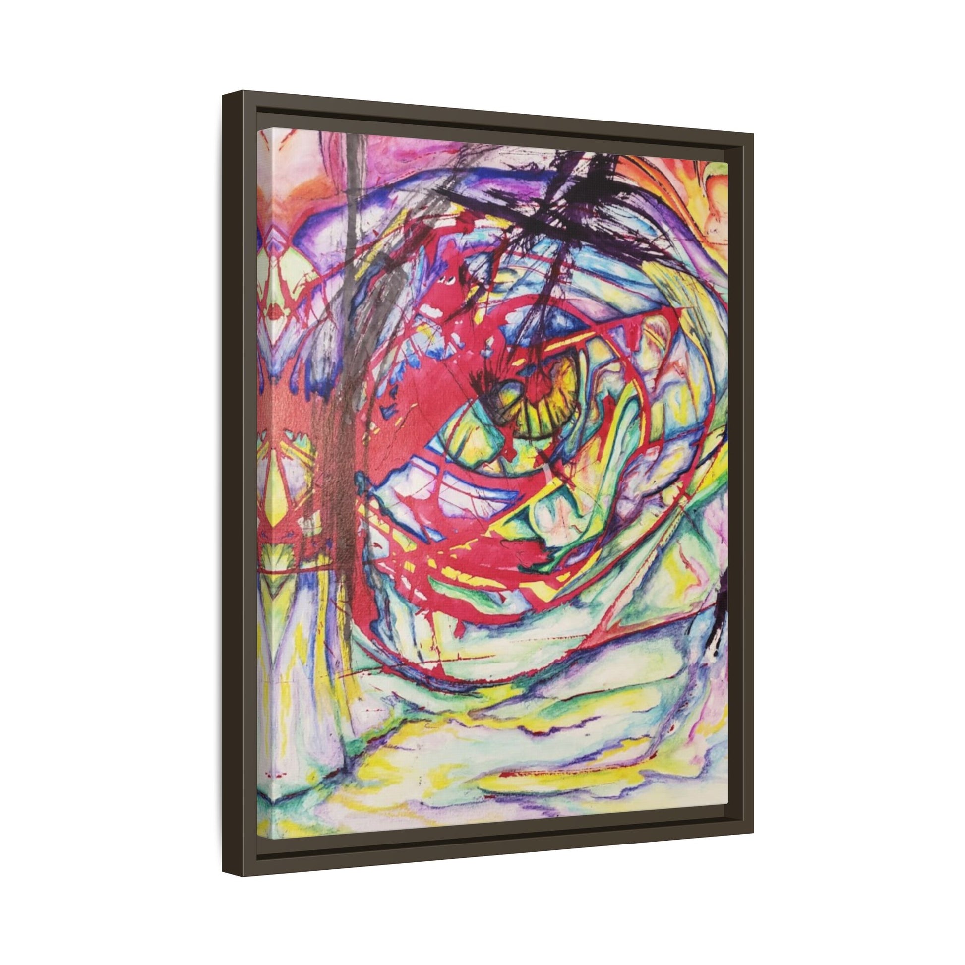 The Eye Framed Art Print - Kia Day Design