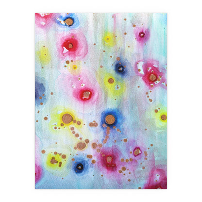 Raining Blooms Silk Posters 24" x 32" (Vertical) Semi Glossy