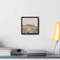 West Gallery Canvas Wraps Square Frame 10″ x 10″ Premium Gallery Wraps (1.25″) Black