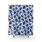 Blue Floral Shower Curtain - Kia Day Design