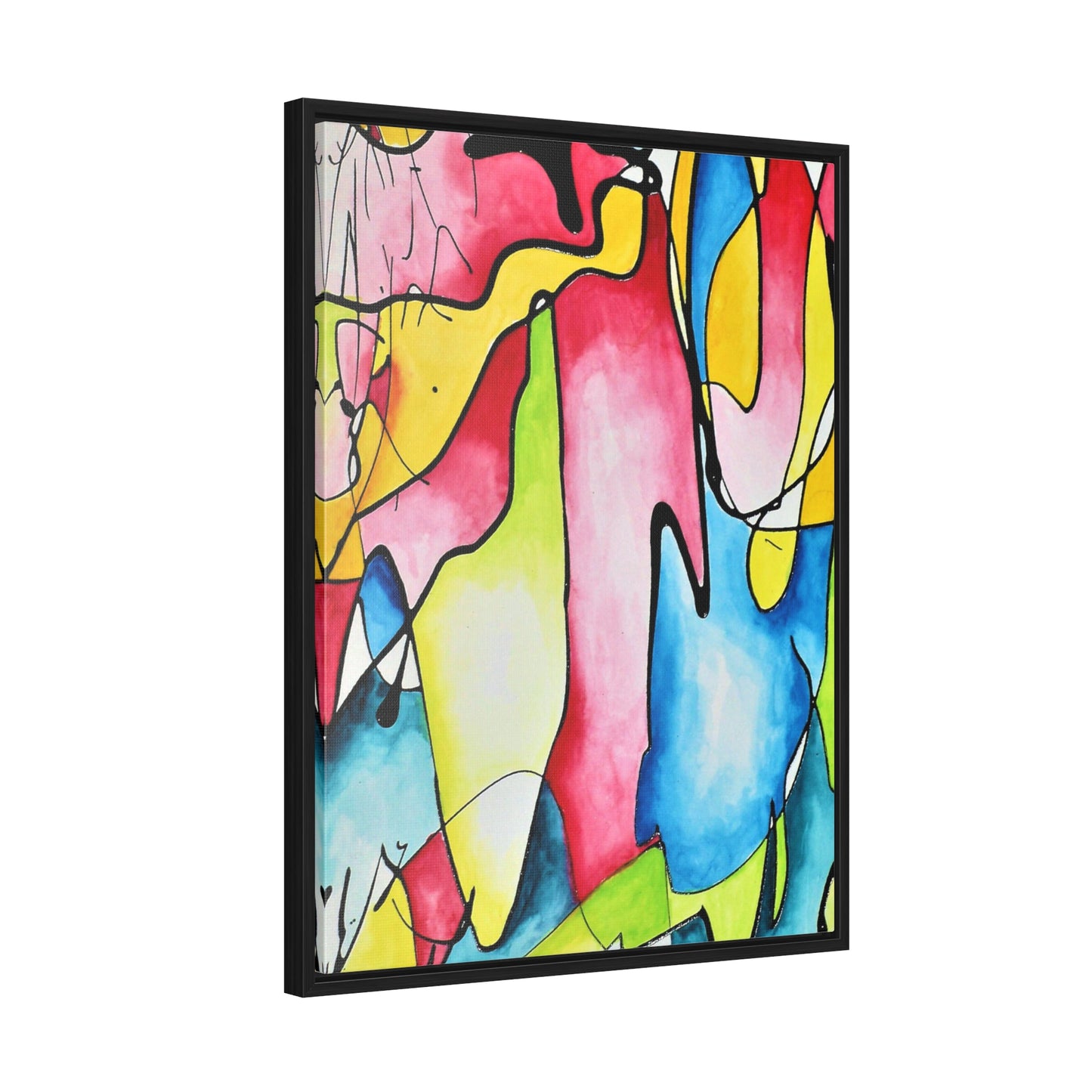 Blue Flame Gallery Canvas Wraps, Vertical Frame