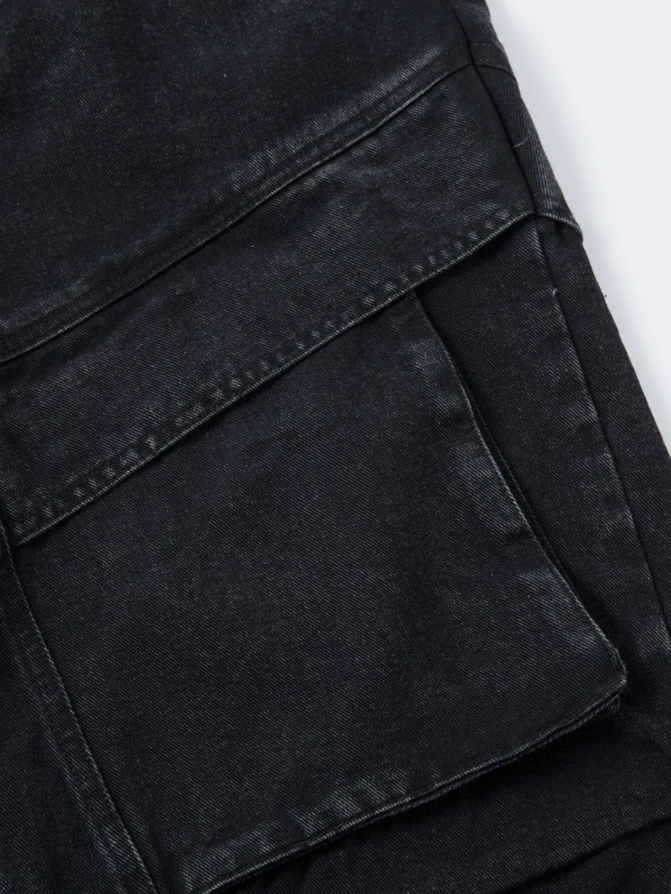 Men's Wide Leg Jeans - -