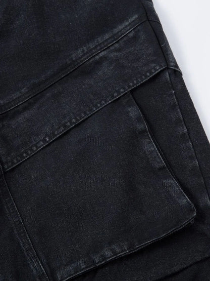 Men's Wide Leg Jeans - -