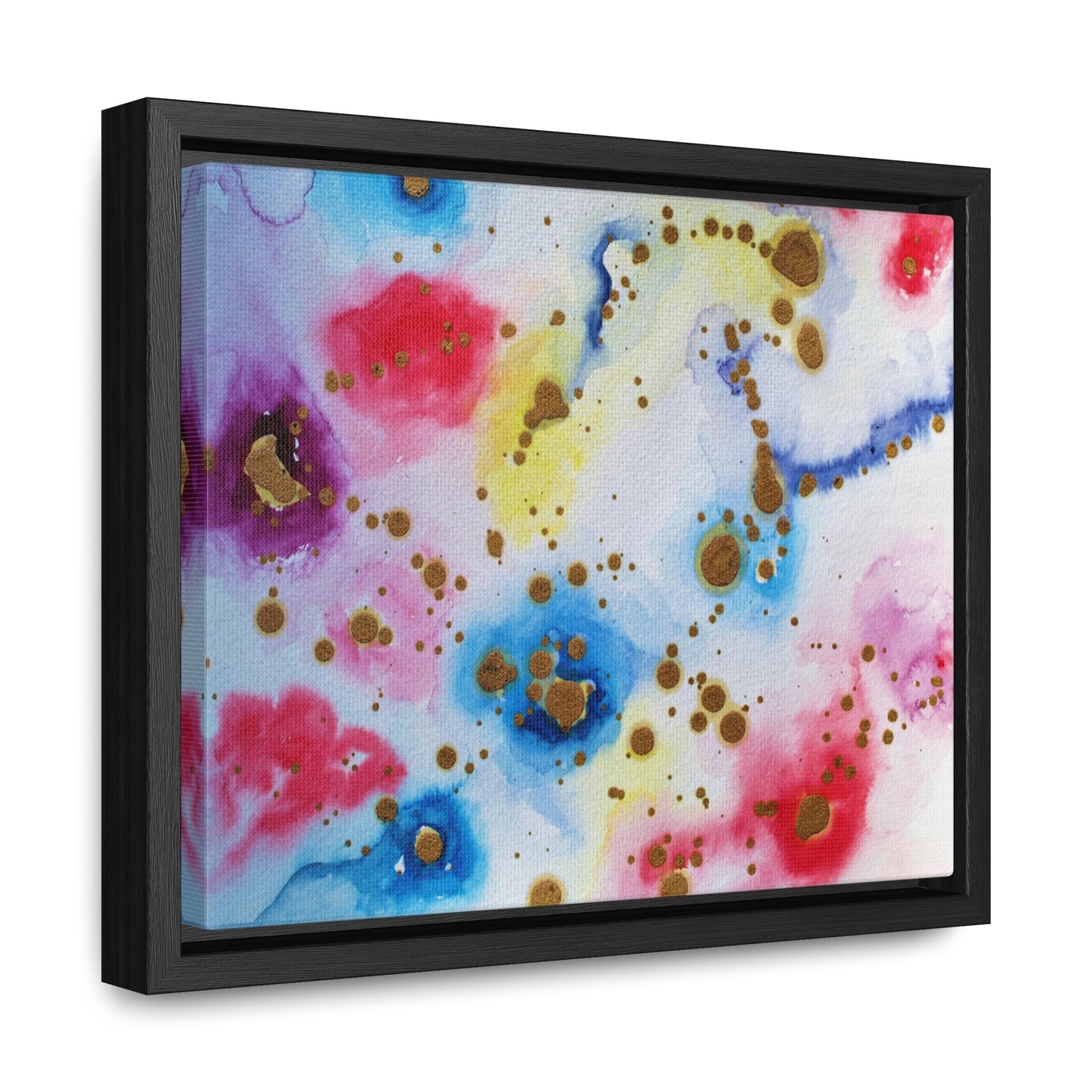 Purple Swirl Gallery Canvas Wraps, Horizontal Frame