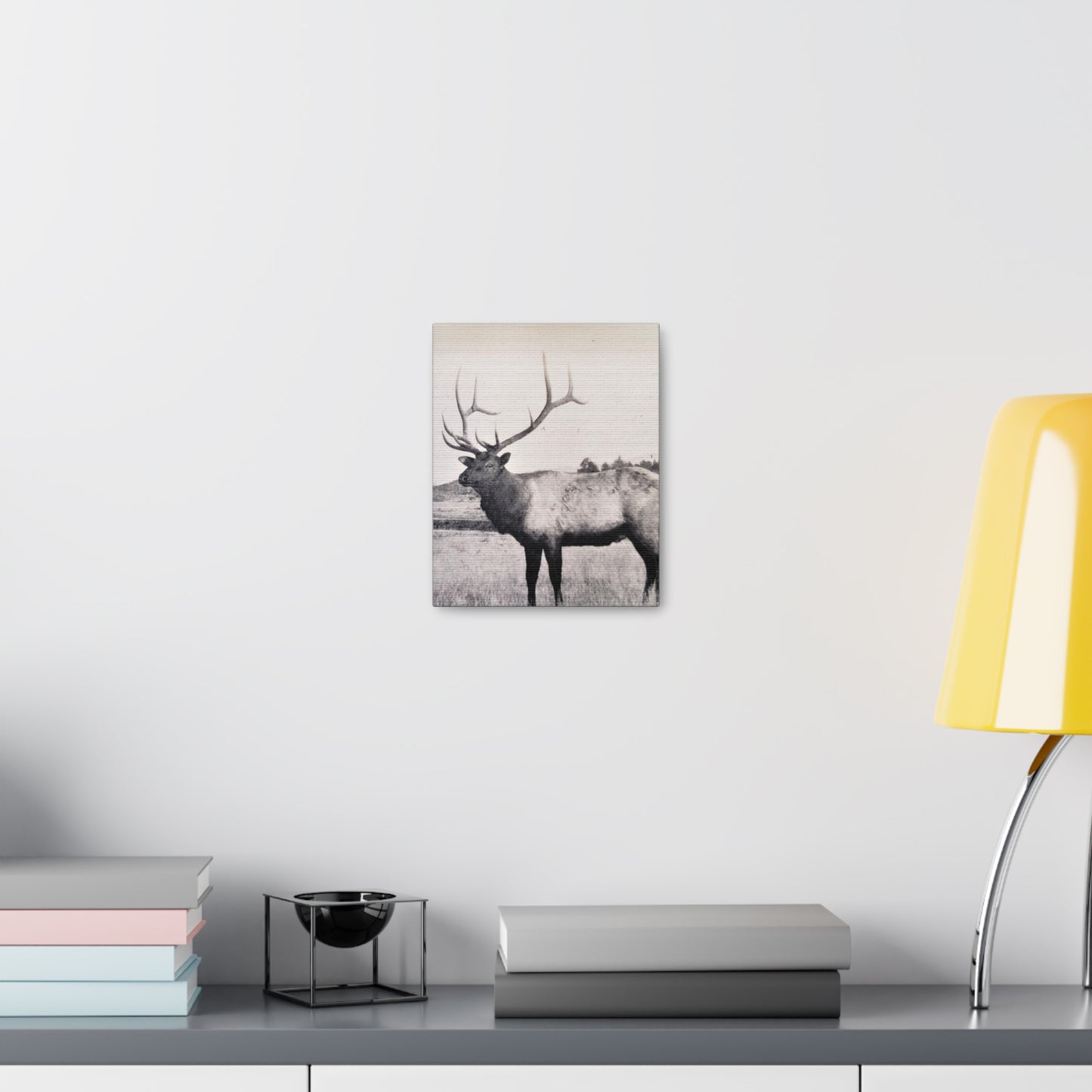 Yellowstone Bull Elk Canvas Gallery Wraps