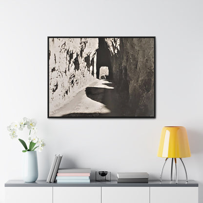 Tunnel at The Needles Gallery Canvas Wraps Horizontal Frame 40″ x 30″ Black Premium Gallery Wraps (1.25″)
