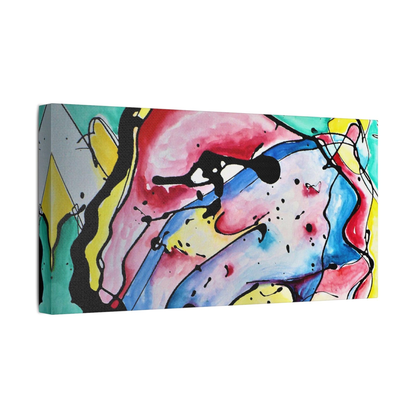 3rd Eye Sundae Satin Canvas Stretched - Kia Day Design