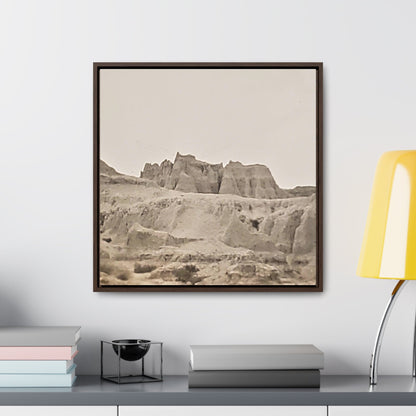 West Gallery Canvas Wraps Square Frame 20″ x 20″ Premium Gallery Wraps (1.25″) Walnut