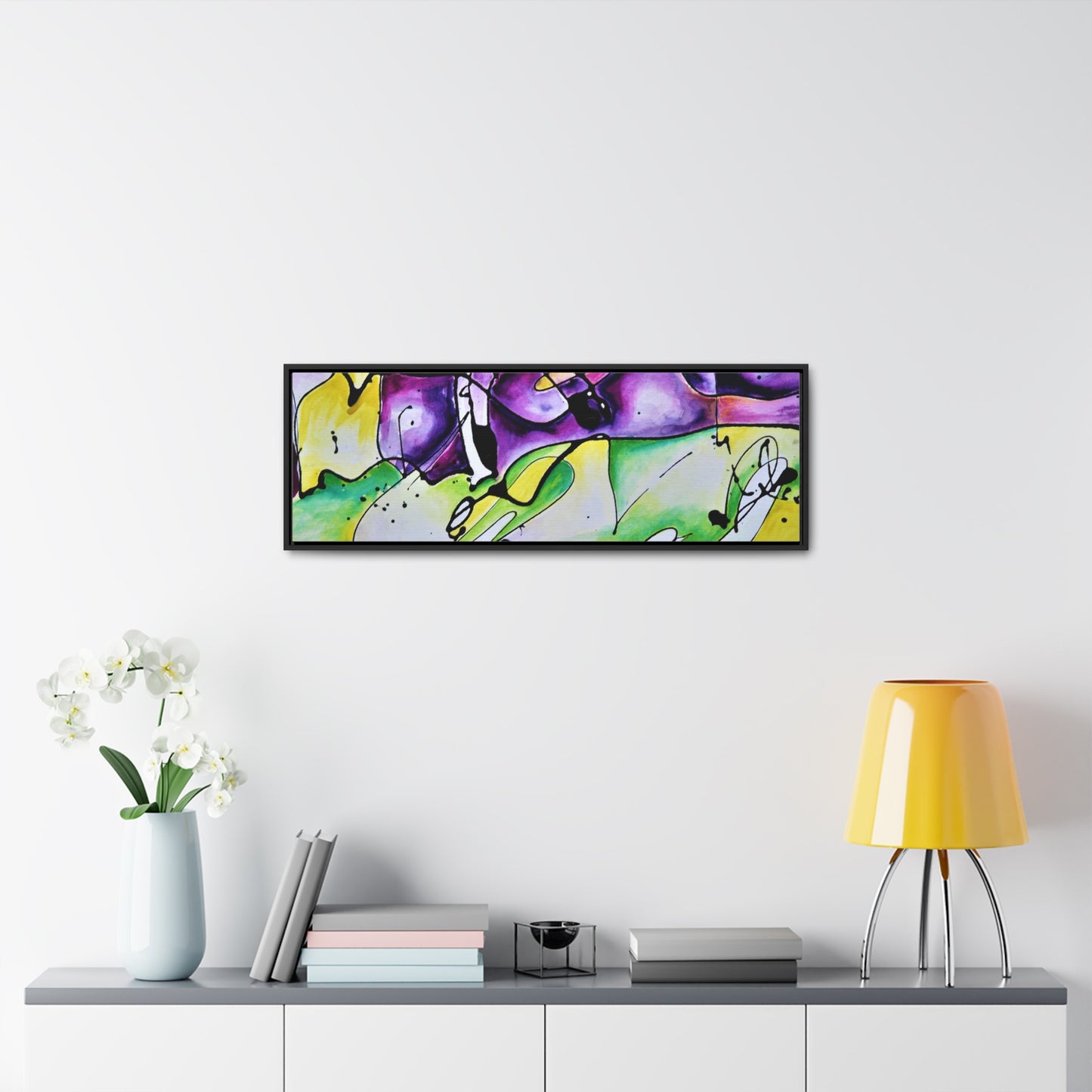 Purple Mountains Gallery Canvas Wraps, Horizontal Frame