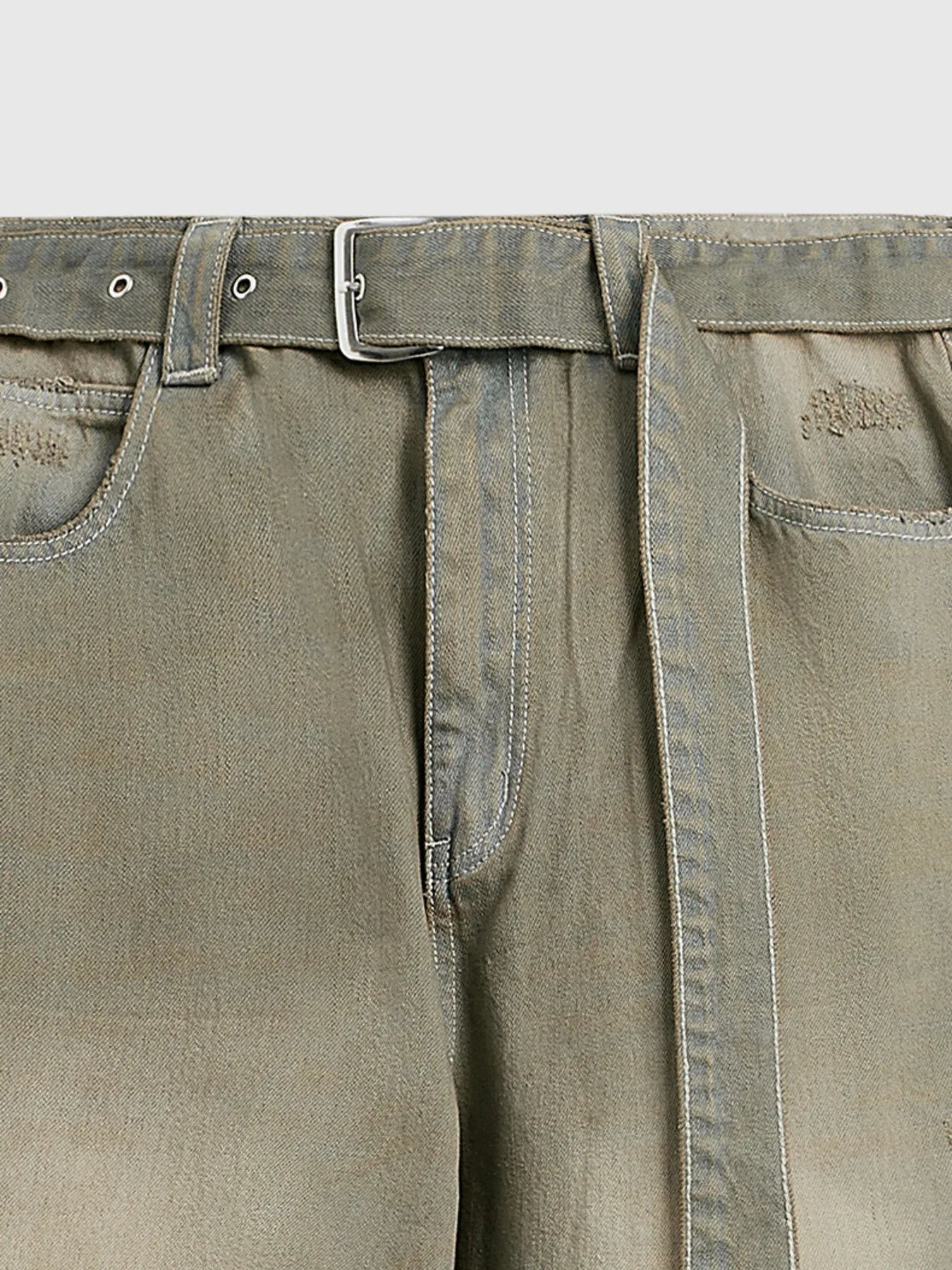 Men's Wide Leg Jeans - -