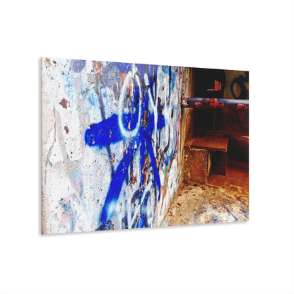 Graffiti Urban Photo Acrylic Print — French Cleat Hanging - - Home Decor