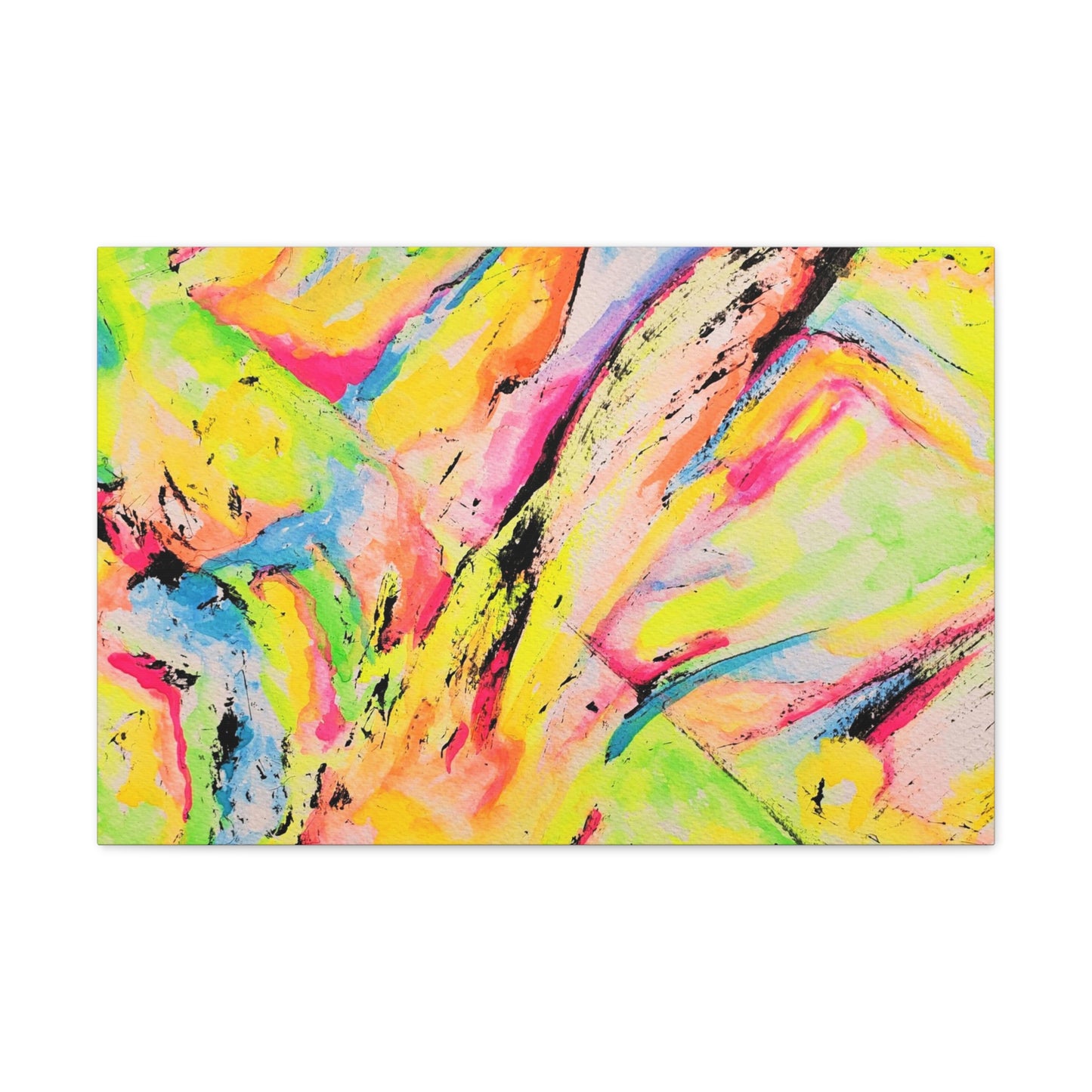 Neon Fire Canvas Gallery Wraps