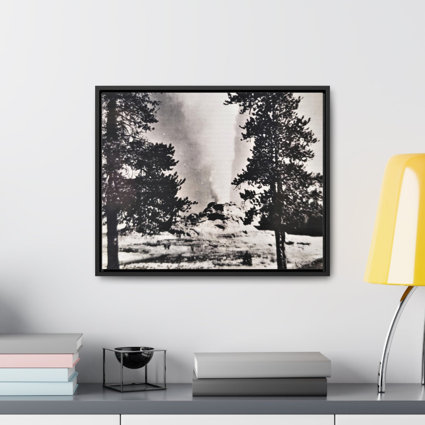 Castle Geyser Yellowstone Gallery Canvas Wraps, Horizontal Frame