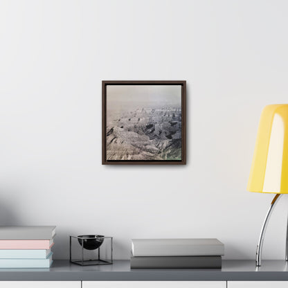 Grand Canyon Gallery Canvas Wraps Square Frame 10″ x 10″ 1.25" Walnut
