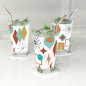 Retro Colorful 16oz Pint Glass - 16oz - drinkware