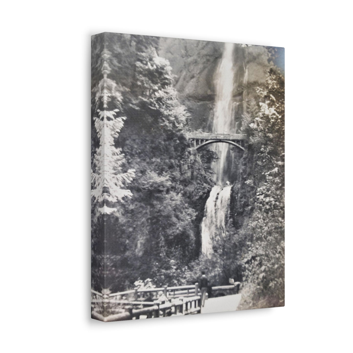 Multnomah Falls Oregon Stretched Canvas