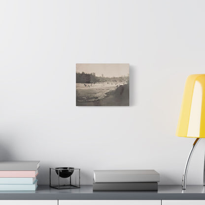 Central Park Satin Canvas Stretched