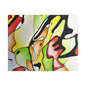Red Mushroom Satin Canvas Stretched 10″ x 8″ (Horizontal) 1.5"