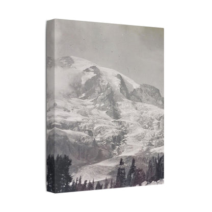 Mount Rainier Satin Canvas Stretched