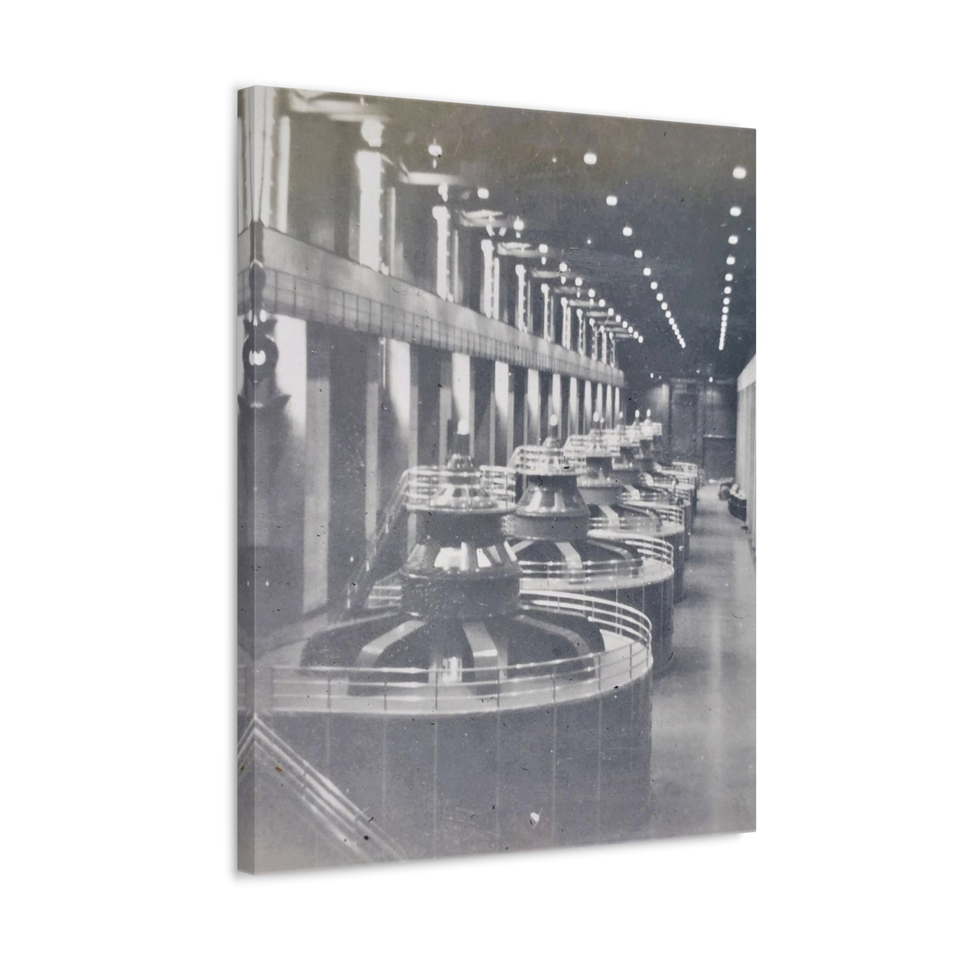 Boulder Dam Powerhouse Stretched Canvas