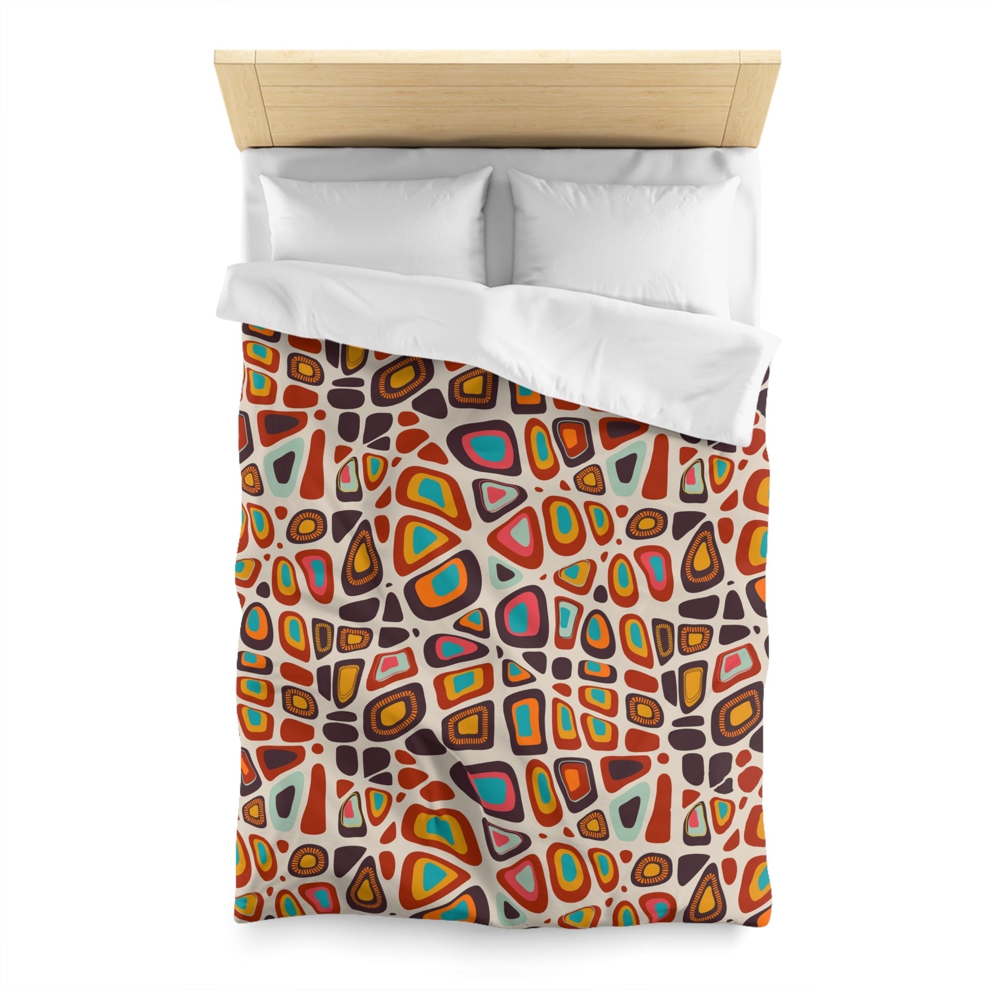 Vibrant Bohemian Microfiber Duvet Cover - Kia Day Design