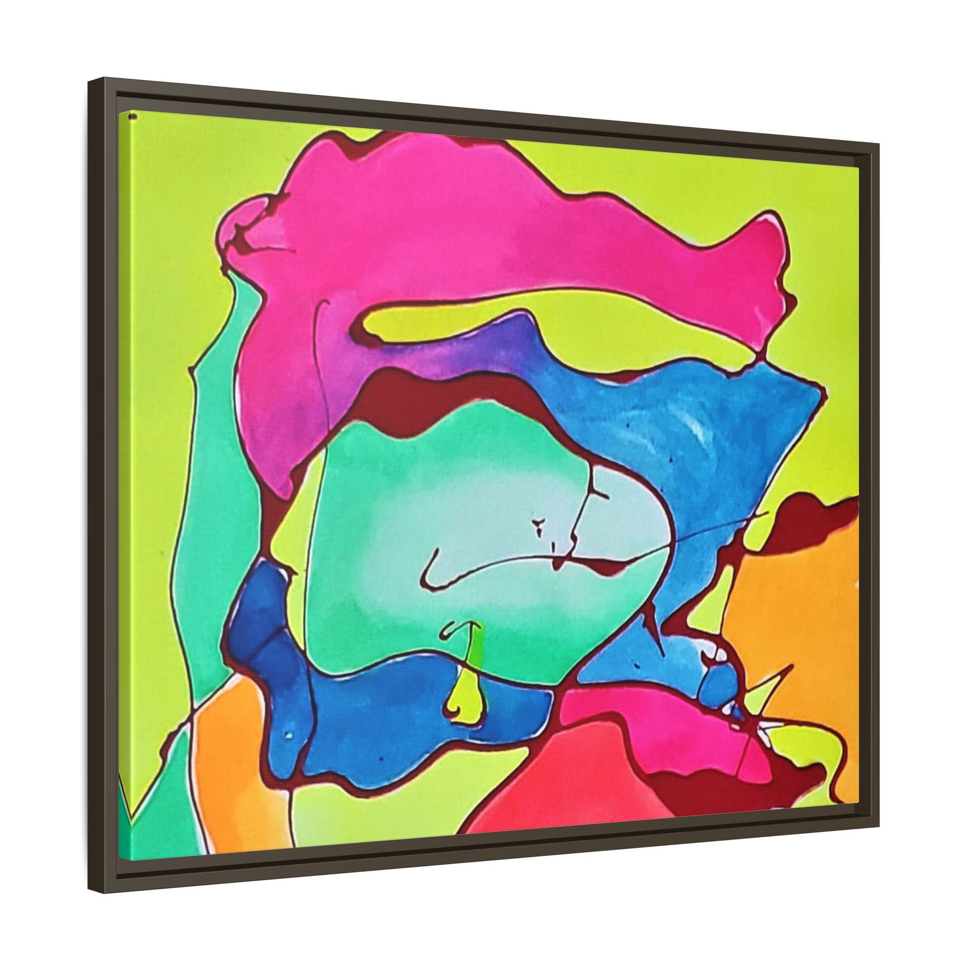 Kool Kid Matte Canvas Framed - Kia Day Design
