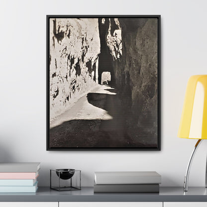 Tunnel at The Needles Gallery Canvas Wraps Vertical Frame 20″ x 24″ Premium Gallery Wraps (1.25″) Black