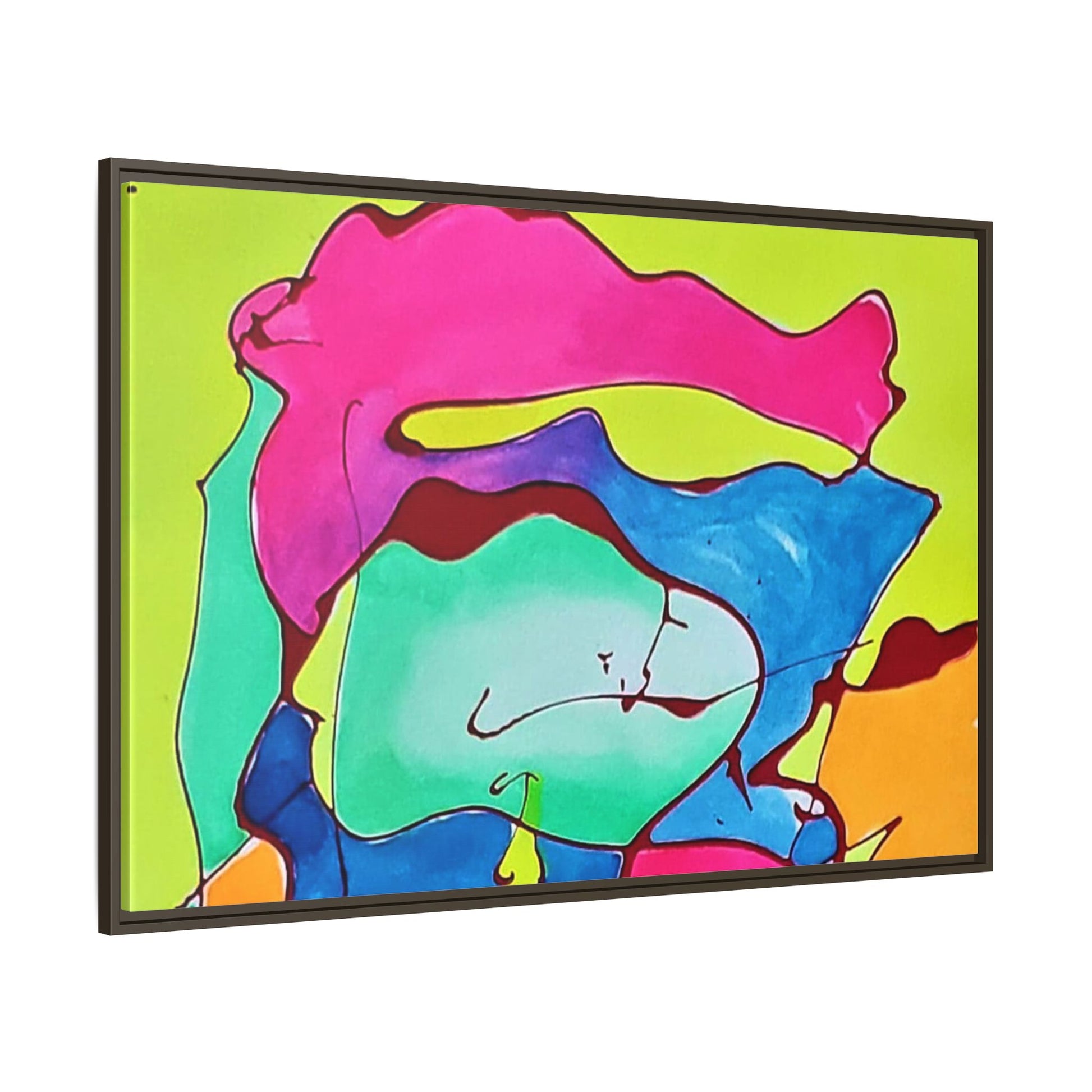 Kool Kid Matte Canvas Framed - Kia Day Design