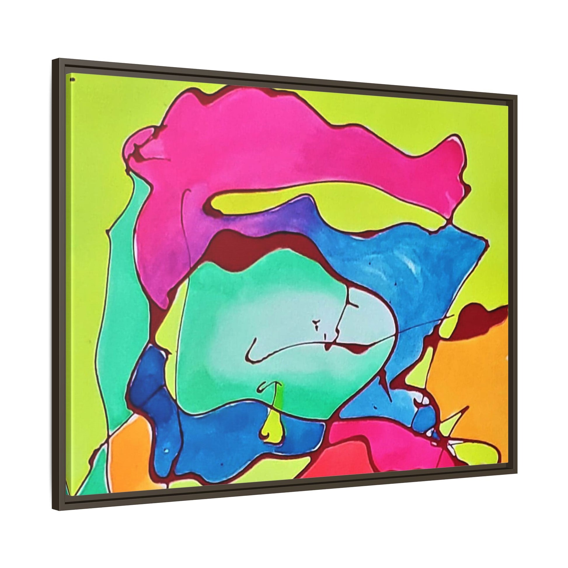 Kool Kid Matte Canvas Framed - Kia Day Design