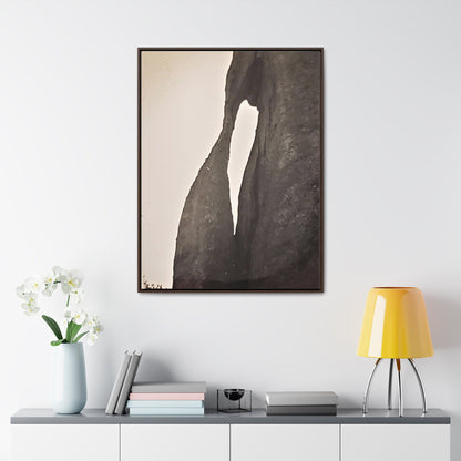 The Needles Eye Gallery Canvas Wraps Vertical Frame 30″ x 40″ Premium Gallery Wraps (1.25″) Walnut