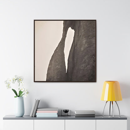 The Needles Eye Gallery Canvas Wraps Square Frame 36″ x 36″ Premium Gallery Wraps (1.25″) Walnut