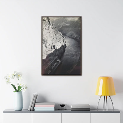 Boulder Dam Gallery Canvas Wraps Vertical Frame 24″ x 36″ 1.25" Walnut