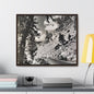 Eagles Nest Rock Yellowstone Gallery Canvas Wraps Horizontal Frame 24″ x 20″ Walnut 1.25"