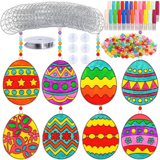 Easter Egg Suncatcher 32-Piece DIY Kit - Easter - suncatchers