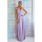 Long Wrap Dress - Light Purple 2 Extra Large - dress