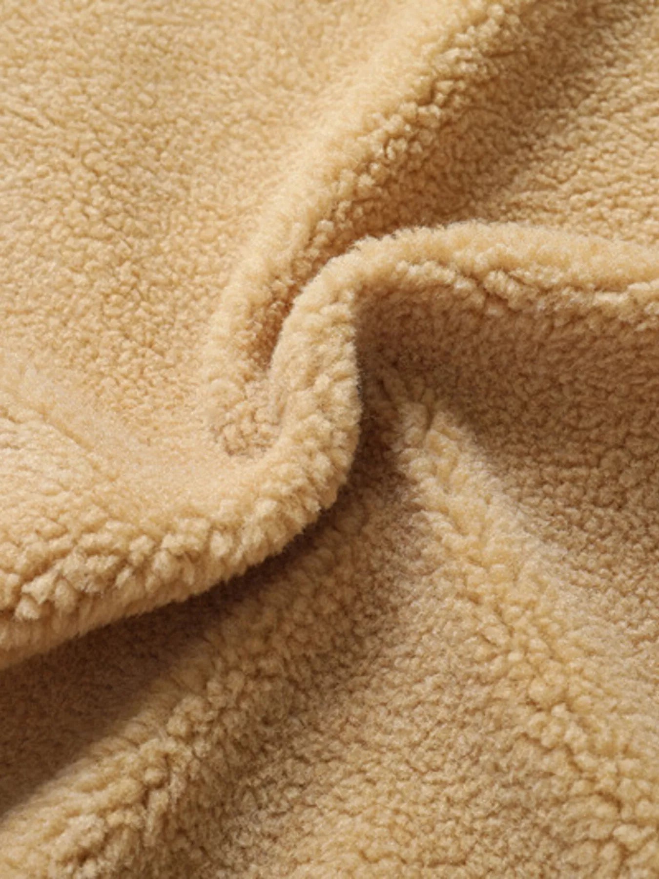 Men's Warm Sherpa Lined Jacket - -