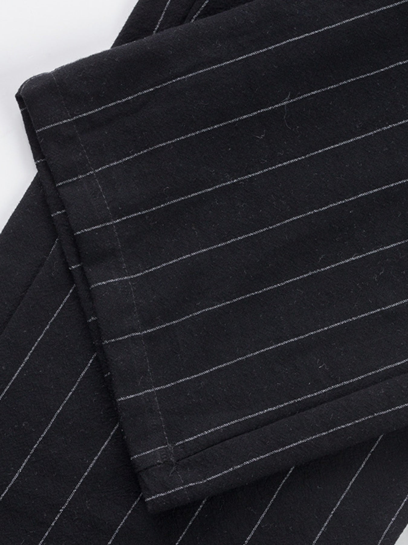 Men's Full Size Striped Wide Leg Pant Plus Size - -