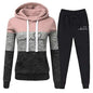 Casual Hoodie Sweat Suit Pink