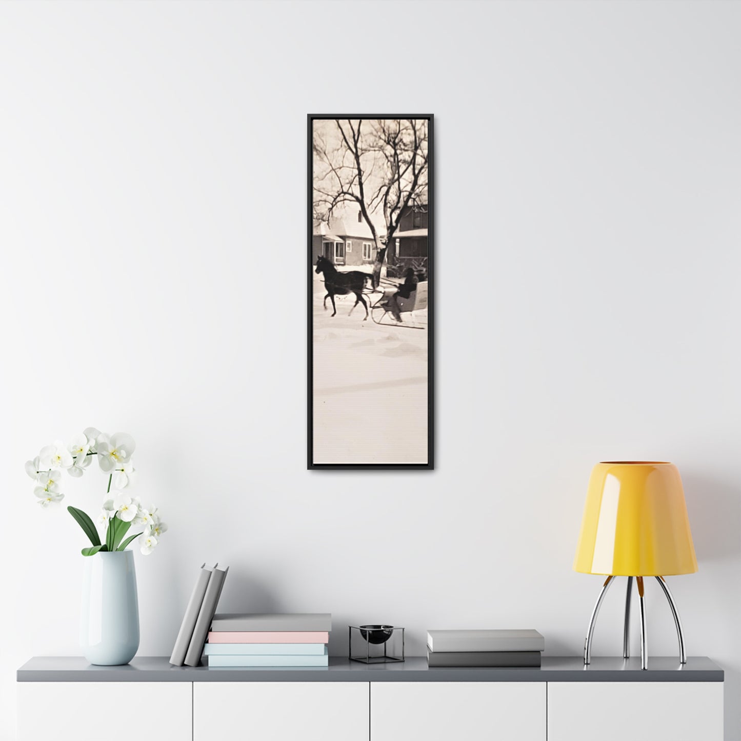 Carriage Ride Gallery Canvas Wraps, Vertical Frame