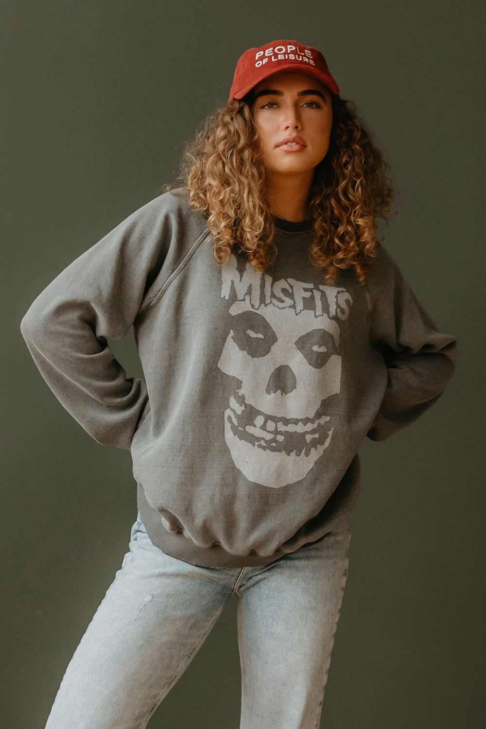 Misfits Sweatshirt- People of Leisure- {{Product type}}